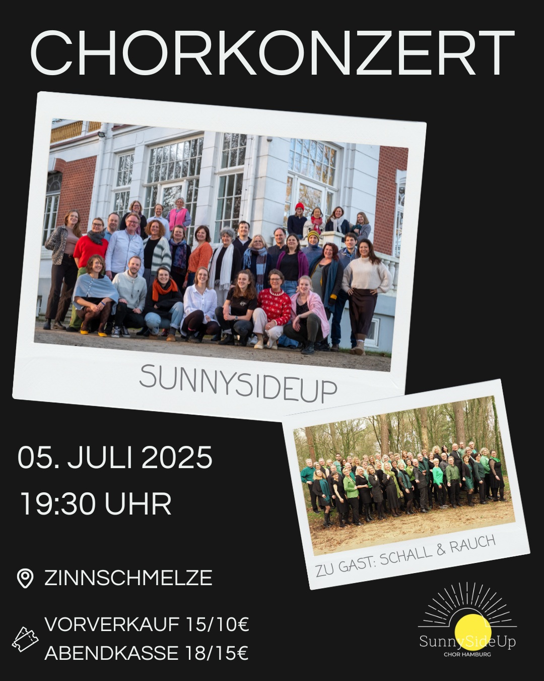 Sunnysideup - Konzert am 5.7.2025 in der Zinnschmelze um 19:30 Uhr